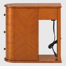 Modern End Table with Hidden Cup Holder Drawer