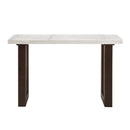Edwyn - Natural Marble Top End Table by Unique Piece Furniture