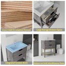 24 Inch Freestanding Bathroom Vanity with Sink by HouseOfZazla
