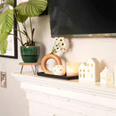 Home Beets Matte Black Ceramic Serving Platters (14 x 6 Inch Rectangle Plates) Serving Dishes for Entertaining, Food, Appetizers, Desserts, Cheese Board, Charcuterie, Sushi - Set of 4 Party Trays by CozyNest Decor