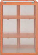 Wooden Portable Greenhouse with 2 Shelves and 2 Doors, Garden Mini Greenhouse Cabinet for Outdoor Indoor Use 29.5"x18.5"x42.9" by GreenHaven Gardens