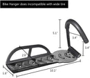 Dirza Bike Wall Mount Rack with Tire Tray - Vertical Bike Storage Rack for Indoor,Garage,Shed - Easy to install - Great for Hanging Road,Mountain or Hybrid Bikes - Screws Included - 2 Pack