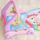 Move2Play, 4-in-1 Baby Play Mat & Activity Center Gym | Walker | Infant Toy for Tummy Time | Birthday Gift for 3, 4, 5, 6, 7, 8, 9, 10, 12 + Month Old Boys & Girls (Pink) by TinyTreasures Baby Boutique