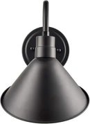 DIRYZON Industrial Gooseneck Wall Sconces Antique Black Barn Light for Kitchen Sink Patio Porch Set of 2 by CozyNest Decor