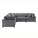 Chelsea - Modular 5 Piece Sectional by HouseOfZazla