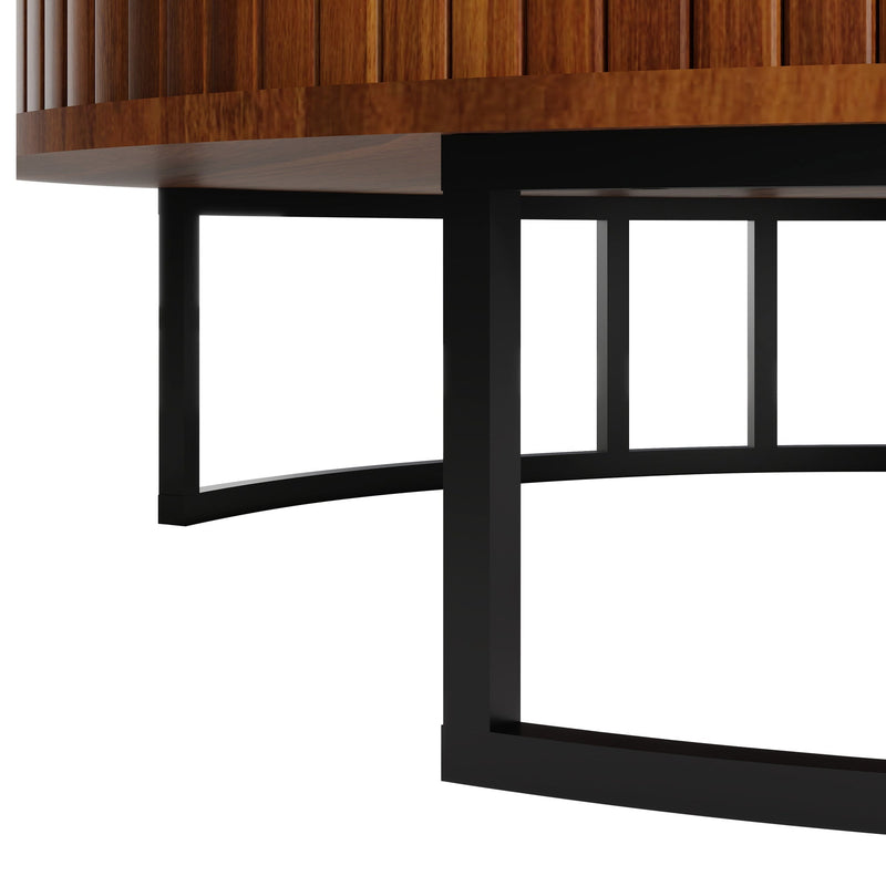 31.5" Round Coffee Table with Storage, photo 7 of 10