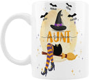 Personalized Witch Mug with Kids Names - Halloween Coffee Cup & Gift for Women - 11 or 15 Oz by TinyTreasures Baby Boutique