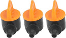 TOPINCN 100pcs Barbed Ball Valve, Drip Irrigation Universal Barbed Valve Mini Pipe Water Valve Through Type Valve Misting Tube Valve for Garden Seeding Cultivation Irrigation by GreenHaven Gardens