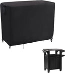 Kingling Prep Table Cover for 30 inch Keter Unity Table, Waterproof Outdoor Stainless Steel Table Cover Protection for Patio Metal Grill Work Table/Cart - 30''L x 24''W x 35''H by CozyNest Decor