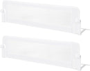 HONEY JOY 2 Pack Bed Rails for Toddlers, 60-Inch Extra Long, Foldable Portable Swing Down Safety Bed Guard Rail, Toddler Bed Rails for Crib, King Queen Full Twin Size Bed Mattress (White) by TinyTreasures Baby Boutique