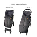 0-5T Length Ajustable Waterproof Stroller Winter Cover for All Stroller, XL Stroller Bunting Bag, Outdoor Tour Winter Stroller Sleeping Bag Infant to Toddler to Pre School by TinyTreasures Baby Boutique