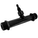 Fertilizer Injector Tube, Irrigation Venturi Fertilizer Injector 3/4Inch Agriculture Garden Fertilizer Mixer Injector Agriculture Tool Plastic (Black) by GreenHaven Gardens