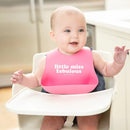 Baby Bib for Eating by Bella Tunno, Waterproof Silicone Bib with Large Food Catcher, Adjustable Fit for Babies 4-12 months & Toddlers 1-3 Years, Boys & Girls, Little Miss Fabulous by TinyTreasures Baby Boutique