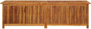 vidaXL Outdoor Storage Box, Deck Box with Gas-Lift Lid, Storage Chest with Water-Resistant Zippered Bag Inside, 78.7''x19.7''x22.8'', Solid Acacia Wood by GreenHaven Gardens