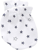 Unisex Baby Cotton Scratch Mittens For Newborn Baby Boys Girls Mittens Accessory 0-6 Months by TinyTreasures Baby Boutique