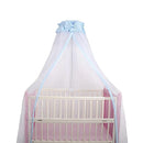 CdyBox Breathable Crib Netting Bed Curtains Canopy for Kids Mosquito Net Bedroom Decor (Blue, Mosquito net) by TinyTreasures Baby Boutique