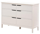 Angel Line Lauren 6 Drawer Dresser, White by TinyTreasures Baby Boutique