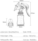 Manual Breast Pump for Breastfeeding, Small Portable Manual Breast Milk Catcher Baby Feeding Pumps & Accessories by TinyTreasures Baby Boutique