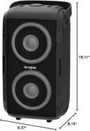 W-KING Party Loudest Portable Bluetooth Speaker Wireless Boom Box, 180W Max Big Large Outdoor Speaker 4 Drivers with 2*4.04'' Subwoofer, 80W HD Huge 105dB Pulse Natur Deep Bass, IPX5/24H/EQ/USB/TF/AUX by TinyTreasures Baby Boutique