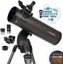 Celestron - NexStar 130SLT Computerized Telescope - Compact and Portable - Newtonian Reflector Optical Design - SkyAlign Technology - Computerized Hand Control - 130mm Aperture Grey by TinyTreasures Baby Boutique