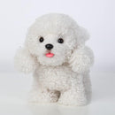 Electronic Walking Poodle Stuffed Dog Toy, Realistic Interactive Puppy Pet Dog, Walking, Barking,Wagging Tail & Talking,Present Pet Gifts for 3+ Year Boys Girls by TinyTreasures Baby Boutique