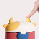 Bebamour Baby Formula Dispenser, BPA Free Portable Milk Powder and Candy Fruit Snack Storage Container with Scoop and Leveller for Travel, 450 ML, Green Cow by TinyTreasures Baby Boutique