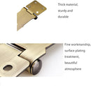 2 Packs Keyed Hasp Locks Twist Knob Keyed Locking Hasp for Small Doors, Cabinets and More,Stainless Steel Steel, Hasp Lock Catch Latch Safety Lock Door Lock with Keys (4inch, Bronze) by TinyTreasures Baby Boutique