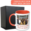 Personalized Coffee Mug, Custom Photo Text 11 Oz Ceramic Mug, Customized Picture Name Tea Cup, Unique Gift Idea, Taza Cafe Personalizadas Fotos, Cute Custom Gifts Mom Women Men, Mother's Day, Orange by TinyTreasures Baby Boutique