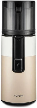 Hurom H400 Cold Press Juicer Machine, Award Winning Masticating Slow Juicer, Easy to Clean, Strainer & Hands Free with Self Feeding, Wide Mouth Hopper, Easy Assembly (Two-Tone Beige) by CozyNest Decor
