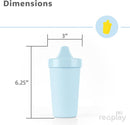 Re-Play Sippy Cups for Toddlers - 10 Oz. Reusable Spill Proof Cups for Kids, Dishwasher/Microwave Safe - Made in USA - Set of 4-3.13" x 6.25" - Meadow by TinyTreasures Baby Boutique