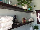 joelsantiques - 72 Inch Wooden Floating Shelves for Wall - 72x8x2 in - Made of Natural Wood - Long Heavy Duty Rustic Wall Shelves for Bedroom - Perfect for Living Room, Kitchen - Mocha by CozyNest Decor