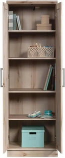 Sauder HomePlus Two Door Storage Cabinet/Pantry Cabinet, Pacific Maple Finish by CozyNest Decor