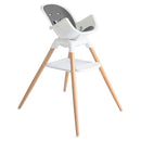 Joie Chai Multi-Mode Highchair - European Beech Wood, Convertible, 9+ Modes, Birth up to 60 lb. (Shadow) by TinyTreasures Baby Boutique