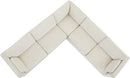 CHITA Oversized Corner Modular Sectional Fabric Sofa Set, FSC Certified Extra Large 5 seat V Shaped Corner Sectional Cloud Couch for Living Room, 106 inch Width,4 Seat and 1 Middle Corner, Linen by CozyNest Decor