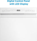 Midea MDF18A1AWW Built-in Dishwasher with 8 Place Settings, 6 Washing Programs, Stainless Steel Tub, Heated Dry, Energy Star, White by TinyTreasures Baby Boutique
