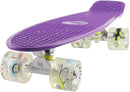 Skateboards Complete 22 Inch Mini Cruiser Retro Skateboard for Kids Boys Youths Beginners by TinyTreasures Baby Boutique