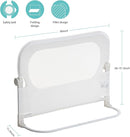 Baby Bed Rail Guard for Toddlers - 35.4" Toddler Bed Rails for Crib,Twin,Full, Queen Bunk Size Bed Swing Down Bedrail Extral Tall Child Safety Side Railing Guards for Kids by TinyTreasures Baby Boutique