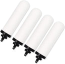 4 PACK 7" Gravity Drinking Water Ceramic Replacement Candle Element Filter with Activated Carbon, 7-Inch Gravity Water Replacement Filter for Basic Gravity Water Filter by CozyNest Decor