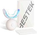 BESTEK Teeth Whitening Kit – 32X LED Light, 10-Min Fast Whitening, 4 Tubes of 35% Carbamide Peroxide Gel, Removes Coffee, Wine & Tobacco Stains - White by CozyNest Decor