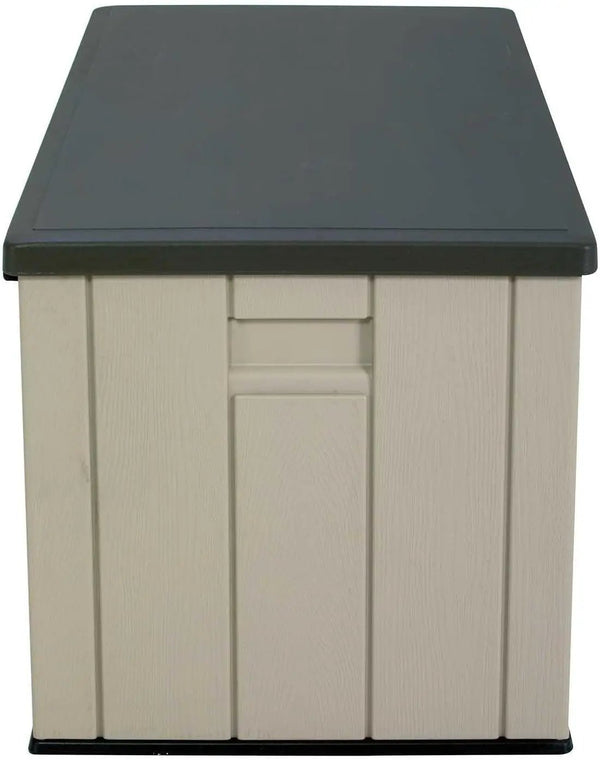 LIFETIME 60254 Heavy-Duty Outdoor Storage Deck Box, 150 Gallon, Desert Sand/Brown, photo 2 of 6