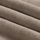 PrinceDeco Sectional Couch Covers Velvet Couch Cover for Dogs Washable L Shaped Couch Cover 1 Piece Individual Sectional Couch Covers with Elastic Bottom(Chaise Lounge,Taupe) by CozyNest Decor