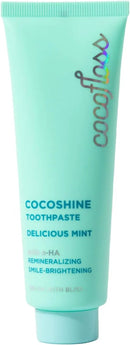 Cocofloss Cocoshine Whitening Toothpaste, Remineralize & Repair Sensitive Teeth, Fluoride-Free with n-HA, Kid-Friendly, Delicious Mint, 3.4 oz by CozyNest Decor