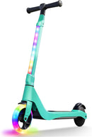 CBD Electric Scooter for Kids, 6 Mph Top Speed, Up to 5 Miles Range, 5.3" Solid Tires Wheel and Front Light, Kick Scooter Adjustable Height for Kids Age 6-12 by TinyTreasures Baby Boutique