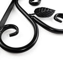 NSBELL 4PCS Plants Hangers Outdoor Indoor Decor, Wall Hooks for Hanging Plant Bracket, Plant Hooks for Bird Feeder, Wind Chime, Lights, Lanterns (Black-4PCS) by GreenHaven Gardens