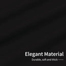 Easy-Going Blackout Curtains for Bedroom, Solid Thermal Insulated Grommet and Noise Reduction Window Drapes, Room Darkening Curtains for Living Room, 2 Panels(42x63 in, Black) by CozyNest Decor
