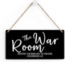 Black Decor Rustic War Room Decor Christian Bible Verse Wood Decoration Sign Regalos Cristianos Para Mujer Scripture Printed Wood Sign Wall Art Religious Gifts Faith Based Gifts by CozyNest Decor