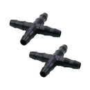 Dnyta 50pcs Drip Irrigation Barbed Coupling for 1/4 Inch Irrigation Tubing Drip Irrigation Fittings Drip Line Connectors Barb Fittings PVC for Plant Drip or Yard Spray Irrigation by GreenHaven Gardens