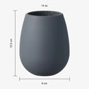 Unbreakable Silicone Stemless Wine Glassware | Set of 4 by The Wine Savant