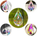 HDCRYSTALGIFTS Suncatcher Crystal 50mm AB Loquat Shape Chandelier Parts Drops Prisms Hanging Pendants 50mm,Pack of 12 by GreenHaven Gardens