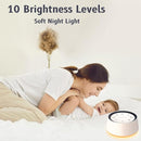 Brown Noise Sound Machine with 30 Soothing Sounds 12 Colors Night Light White Noise Machine for Adults Baby Kids Sleep Machines Memory Function 36 Volume Levels 5 Timers for Home Office Travel by TinyTreasures Baby Boutique